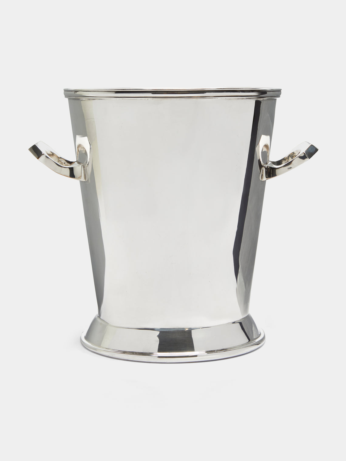 Antique and Vintage - Mid-Century Silver-Plated Cooler - Silver - ABASK