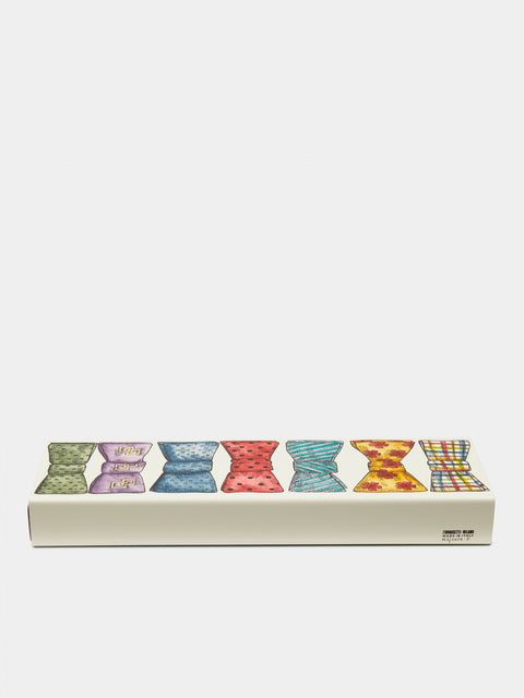 Fornasetti - Cravattini Iron and Wood Box -  - ABASK - 