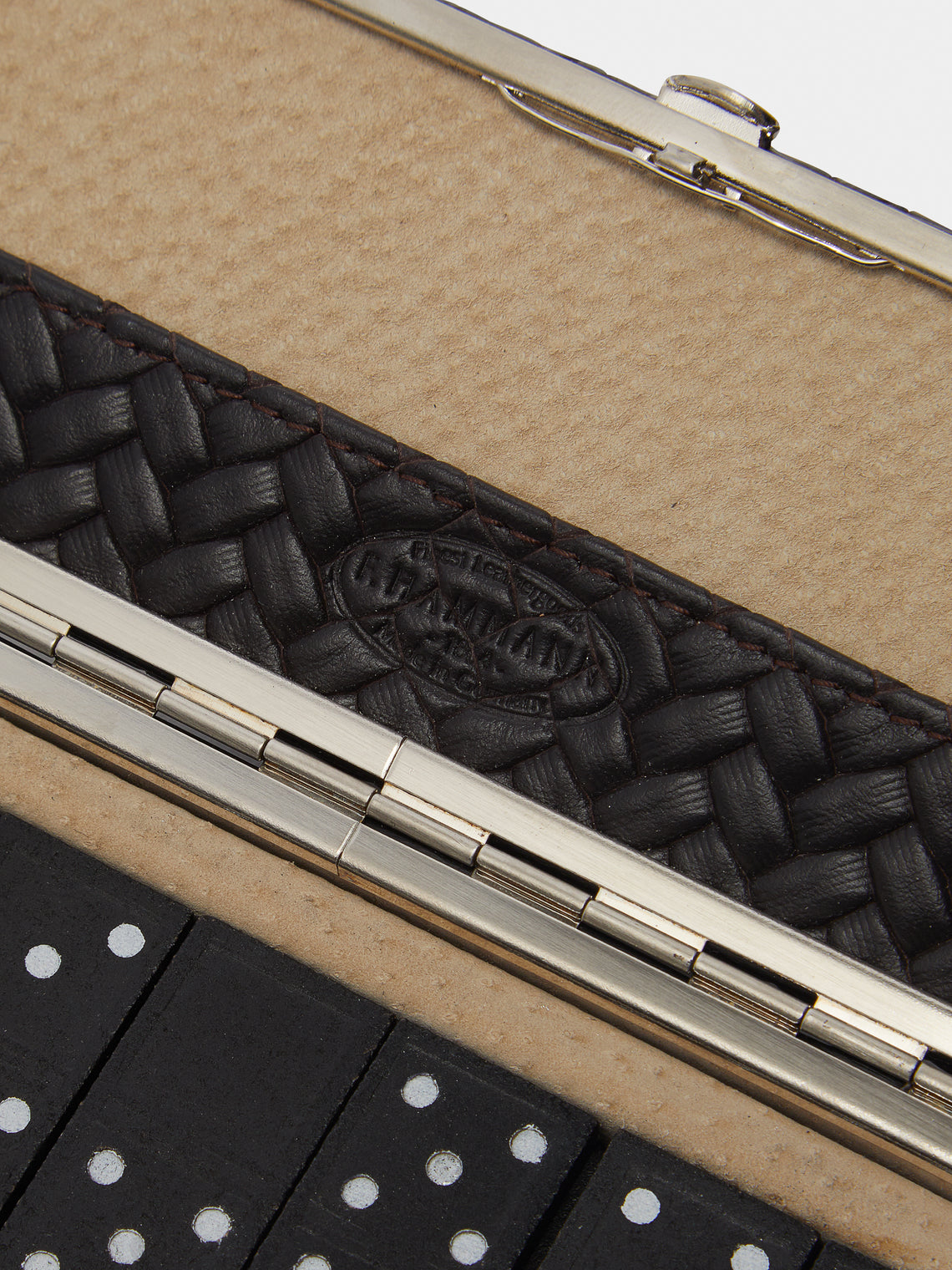 F. Hammann - Leather Dominoes Set -  - ABASK