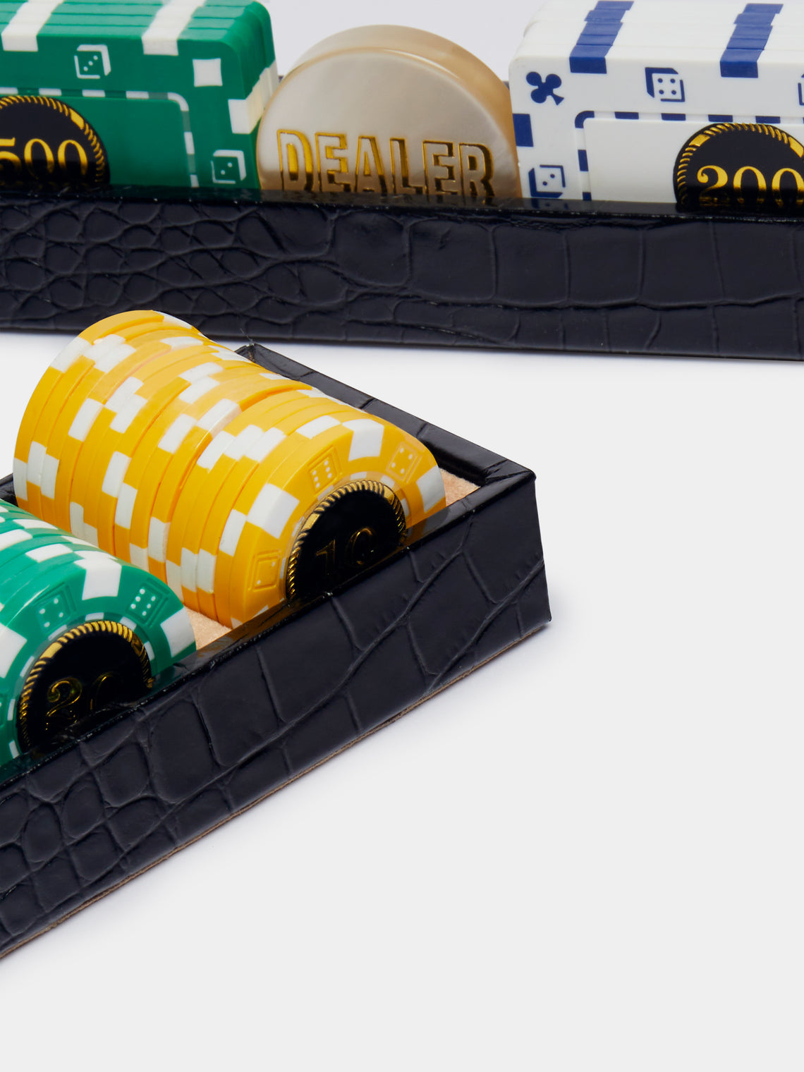Renzo Romagnoli - Leather Texas Poker Set -  - ABASK