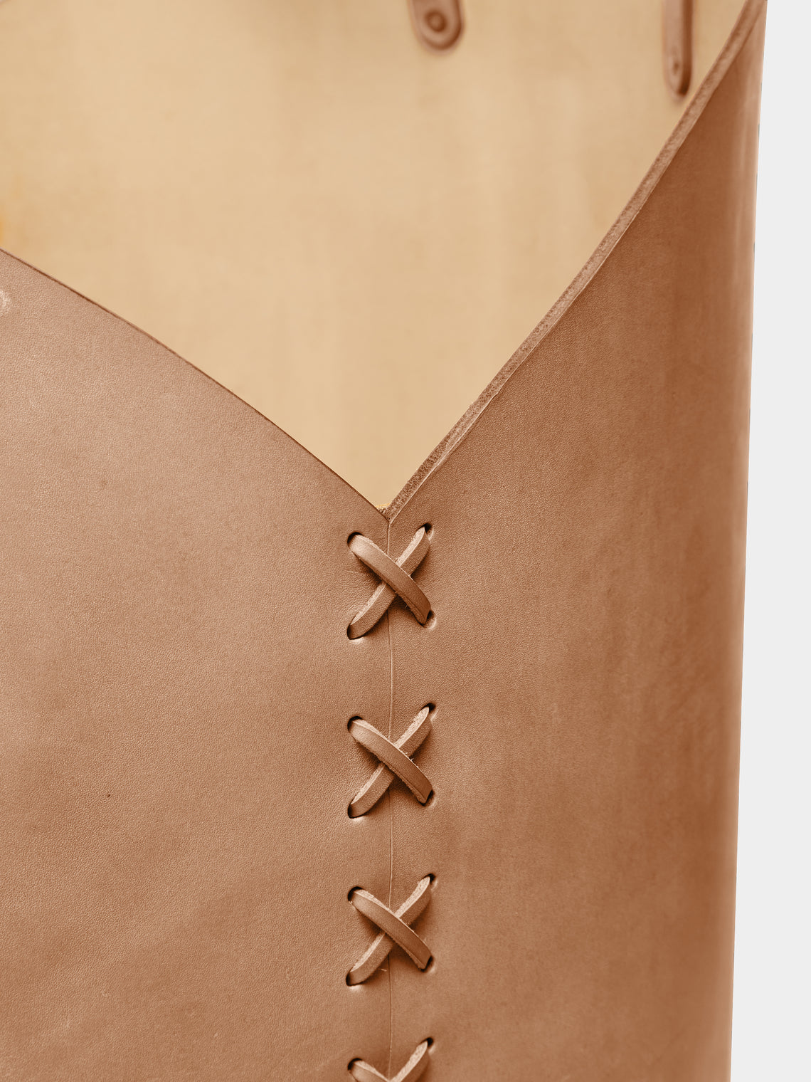 Otis Ingrams - Leather Log Basket -  - ABASK