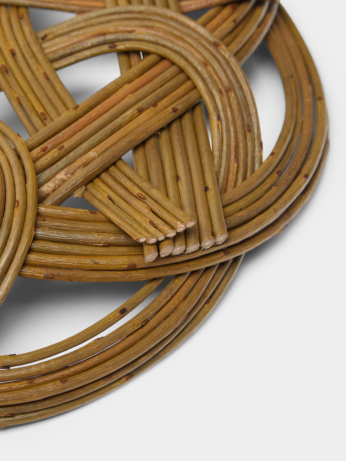 Rachel Bower - Handwoven Willow Medium Celtic Knot Tray -  - ABASK