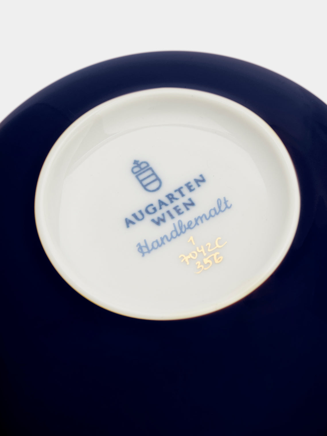Augarten - Hand-Painted Porcelain Champagne Coupe -  - ABASK