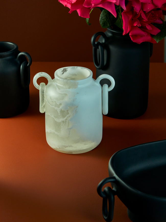 Revolution of Forms - Mitla Resin Low Vase -  - ABASK
