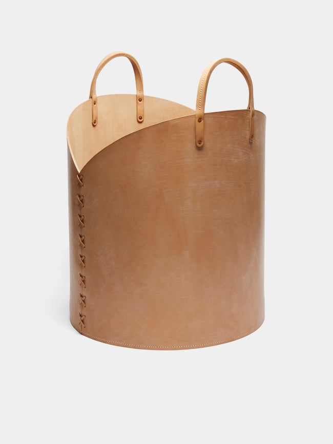 Otis Ingrams - Leather Log Basket -  - ABASK - 