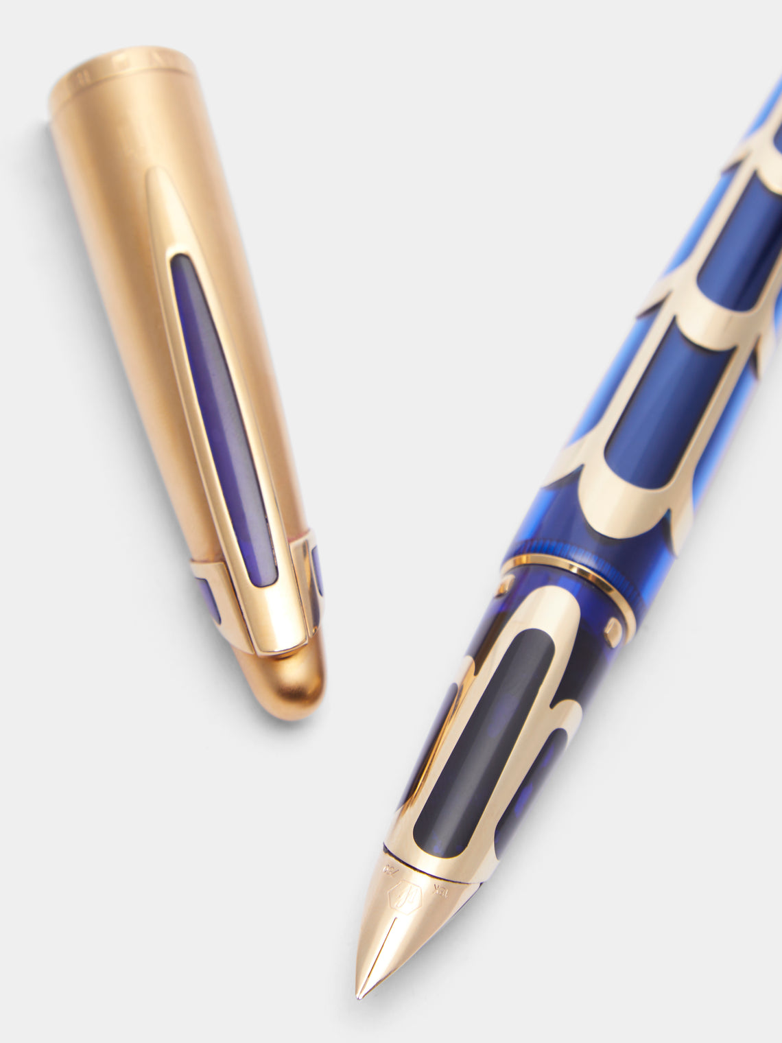 Antique and Vintage - 1996 Watermans Edson Boucheron Fountain Pen - Blue - ABASK
