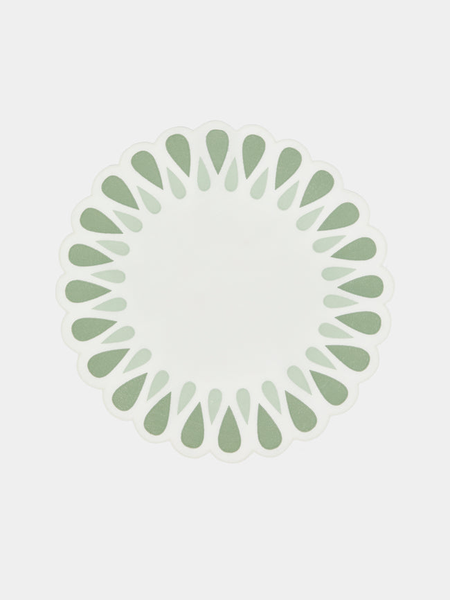Los Encajeros - Drops Embroidered Linen Placemats (Set of 4) -  - ABASK - 