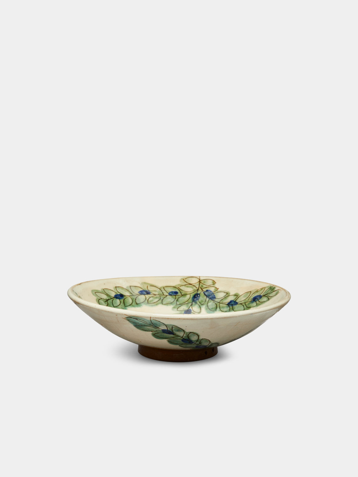 Anut Cairo - Leaves Hand-Painted Ceramic Bowls (Set of 4) -  - ABASK - 