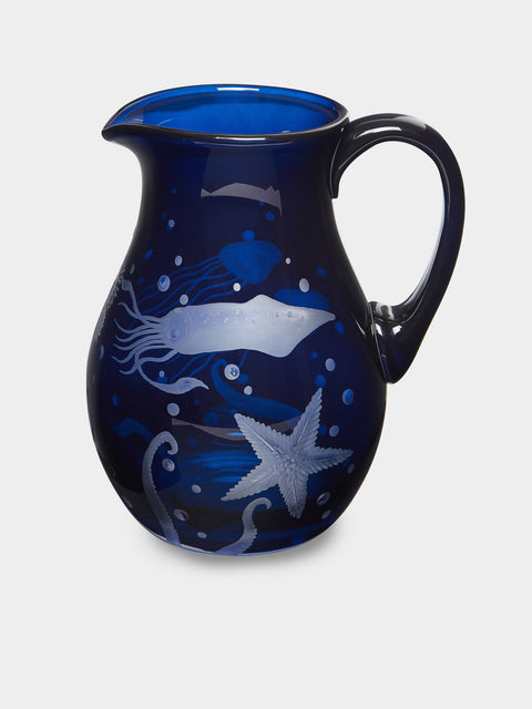 Artel - Frutti di Mare Hand-Engraved Crystal Jug -  - ABASK - 