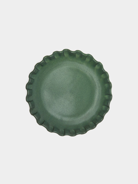 Perla Valtierra - Hand-Glazed Ceramic Side Plates (Set of 4) -  - ABASK - 