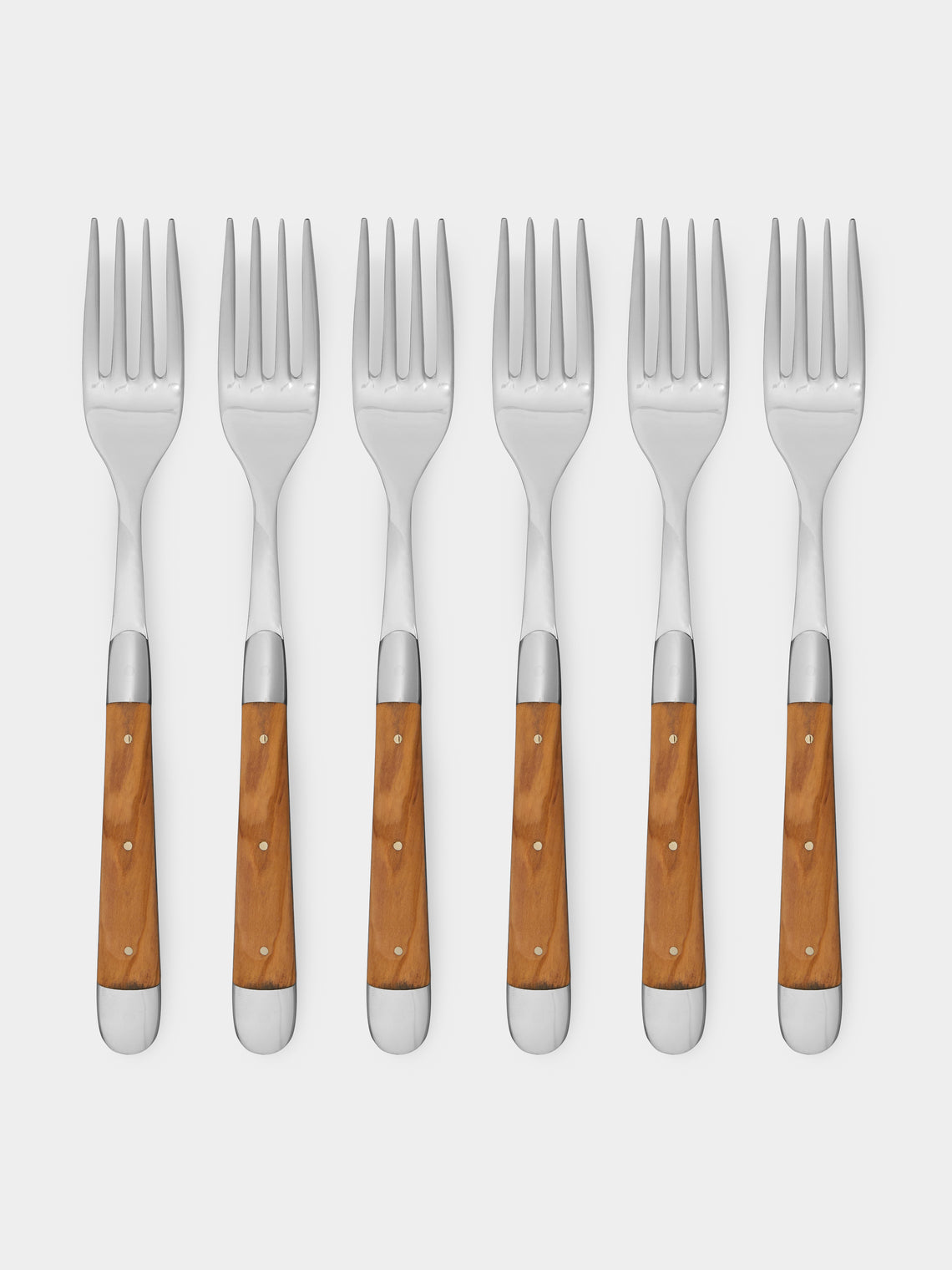 Forge de Laguiole - Olive Wood Table Forks (Set of 6) -  - ABASK