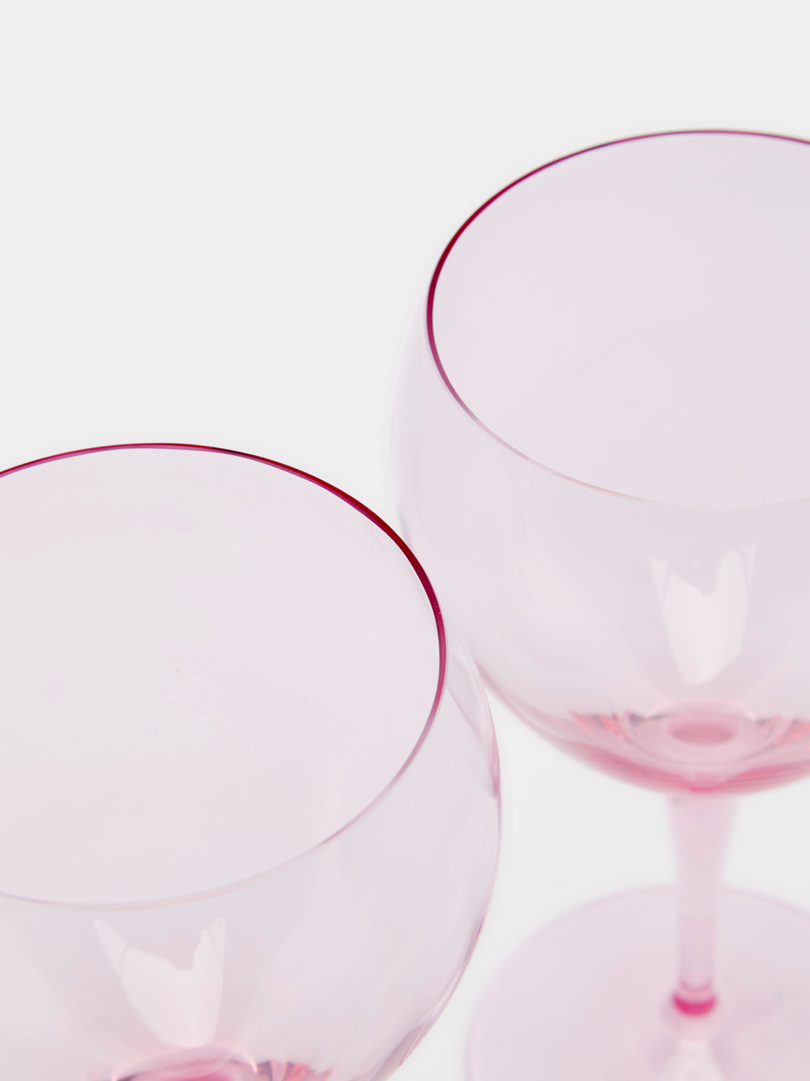 Moser - Optic Hand-Blown Crystal Red Wine Glasses (Set of 2) -  - ABASK