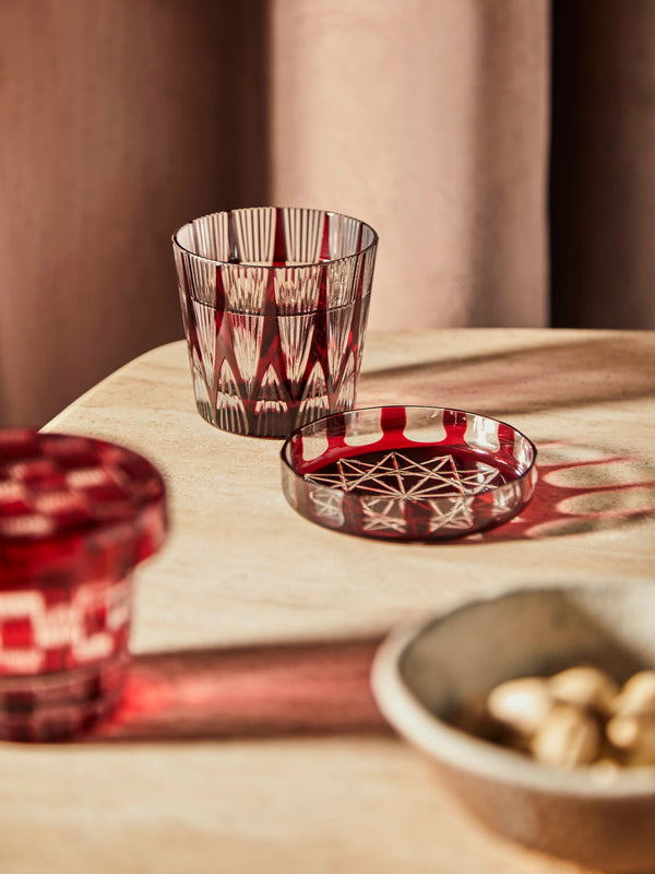 Hirota Glass - Edo Kiroko Hand-Cut Lidded Glass -  - ABASK