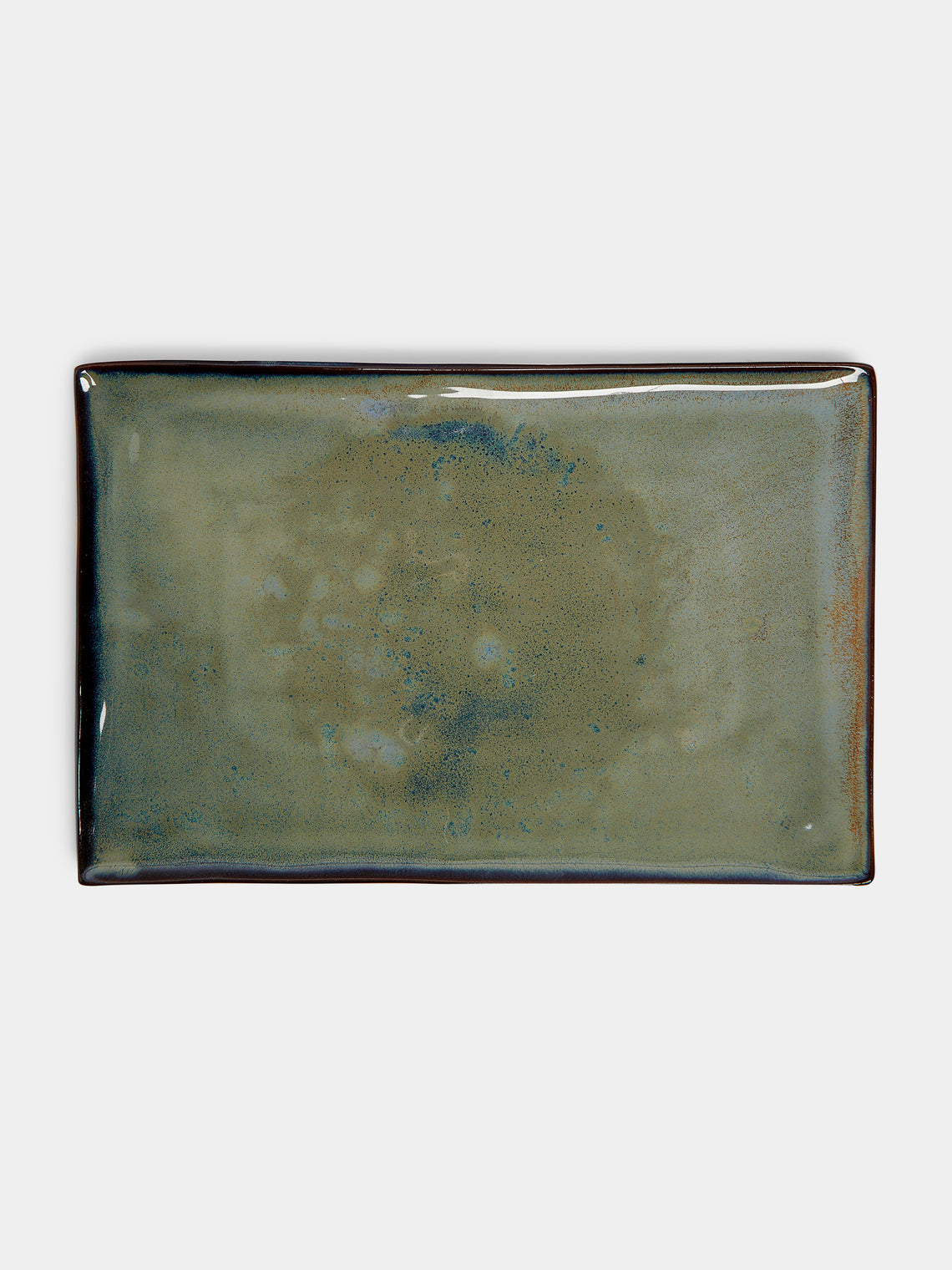 Mervyn Gers Ceramics - Hand-Glazed Ceramic Rectangular Serving Platter -  - ABASK - 