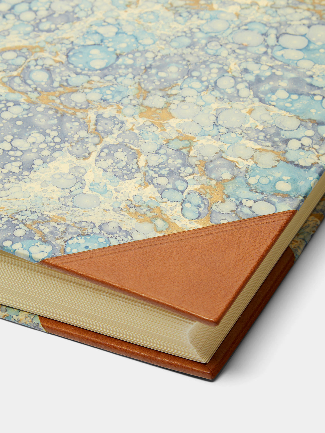 Giannini Firenze - Hand-Marbled Leather Bound Large Photo Album -  - ABASK