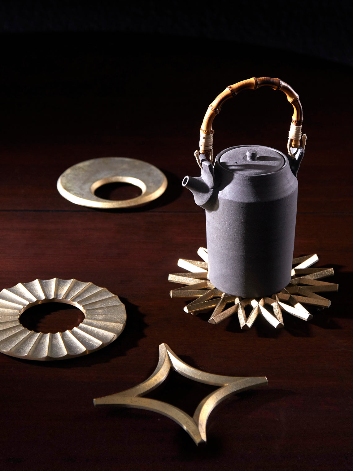 Futagami - Sun Brass Trivet -  - ABASK