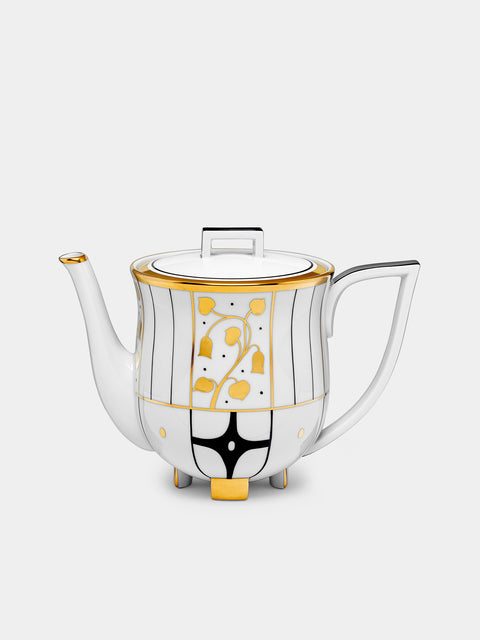 Augarten - Déco Vienne Hand-Painted Porcelain Coffee Pot - ABASK
