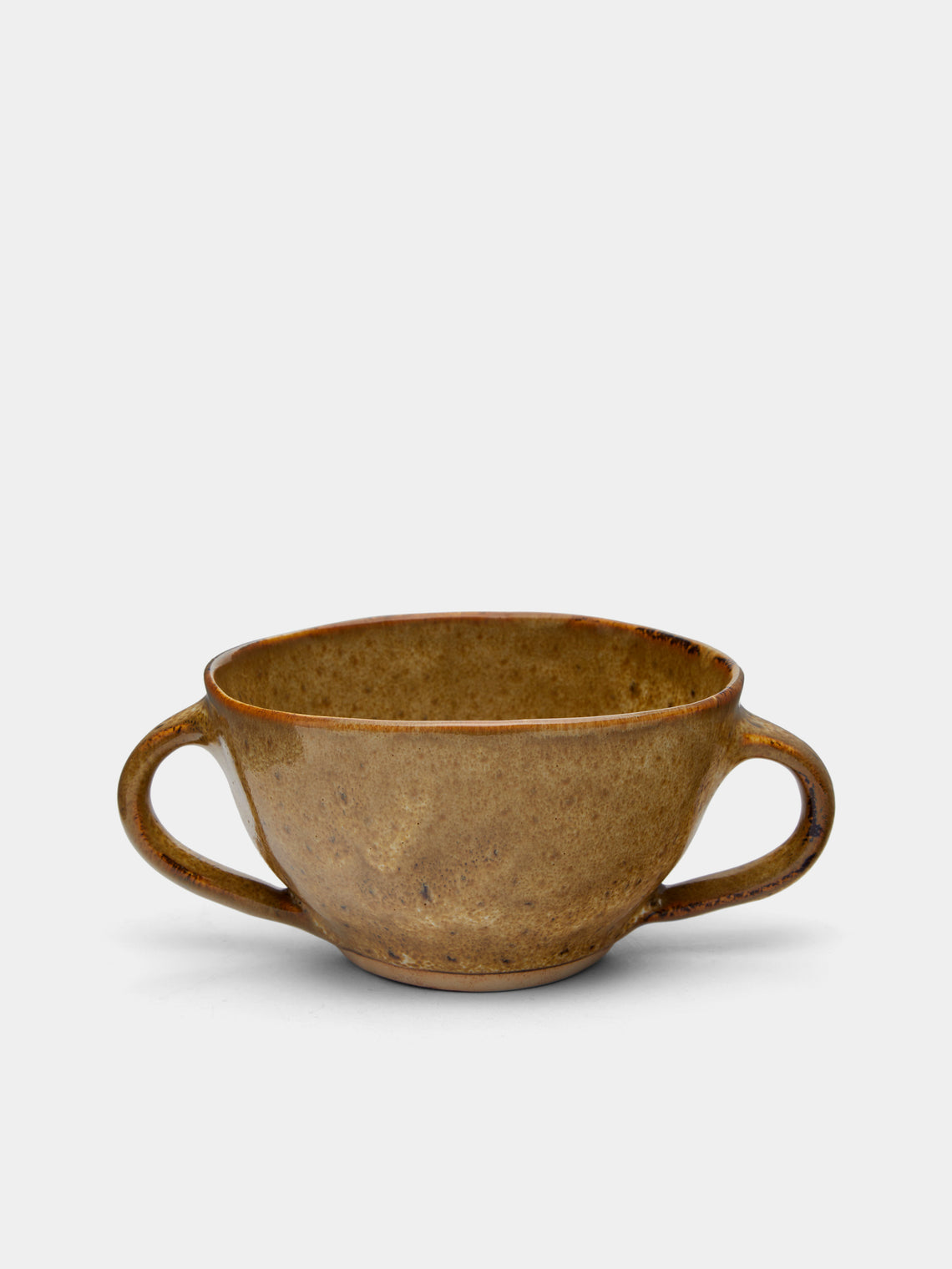 Mervyn Gers Ceramics - Hand-Glazed Ceramic Handled Soup Bowls (Set of 6) -  - ABASK - 