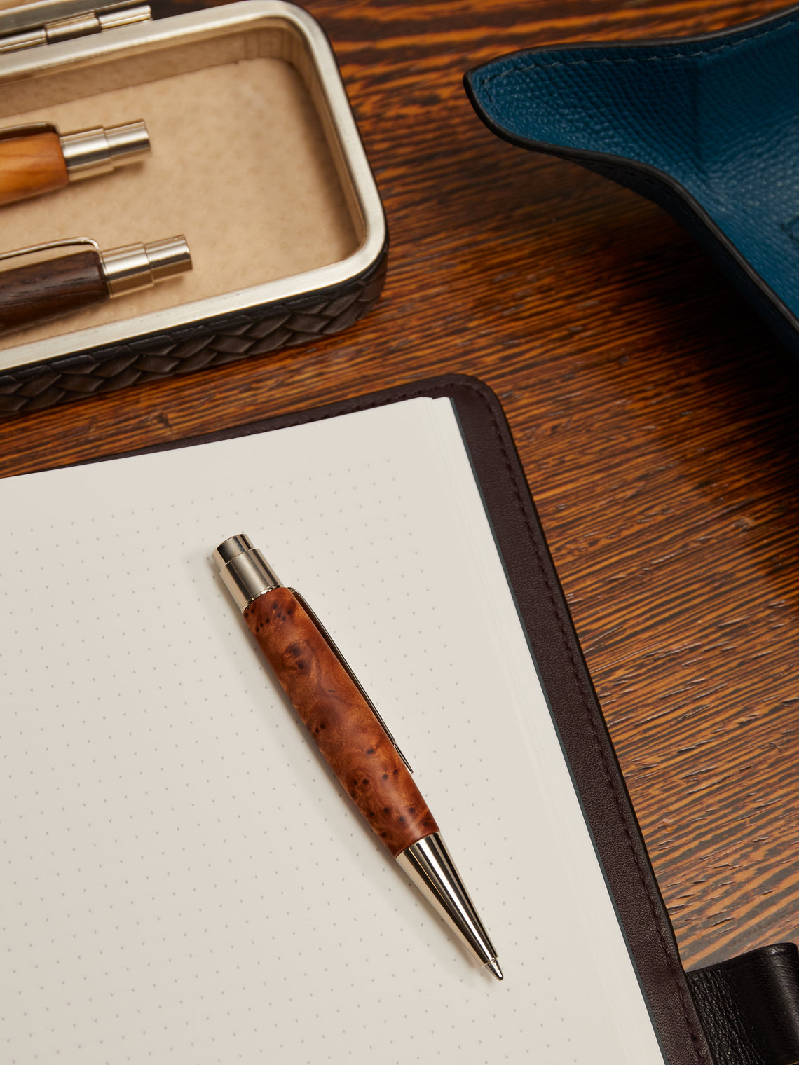 Atelier Fesseler - Berlin Thuya Wood Mini Ballpoint Pen -  - ABASK