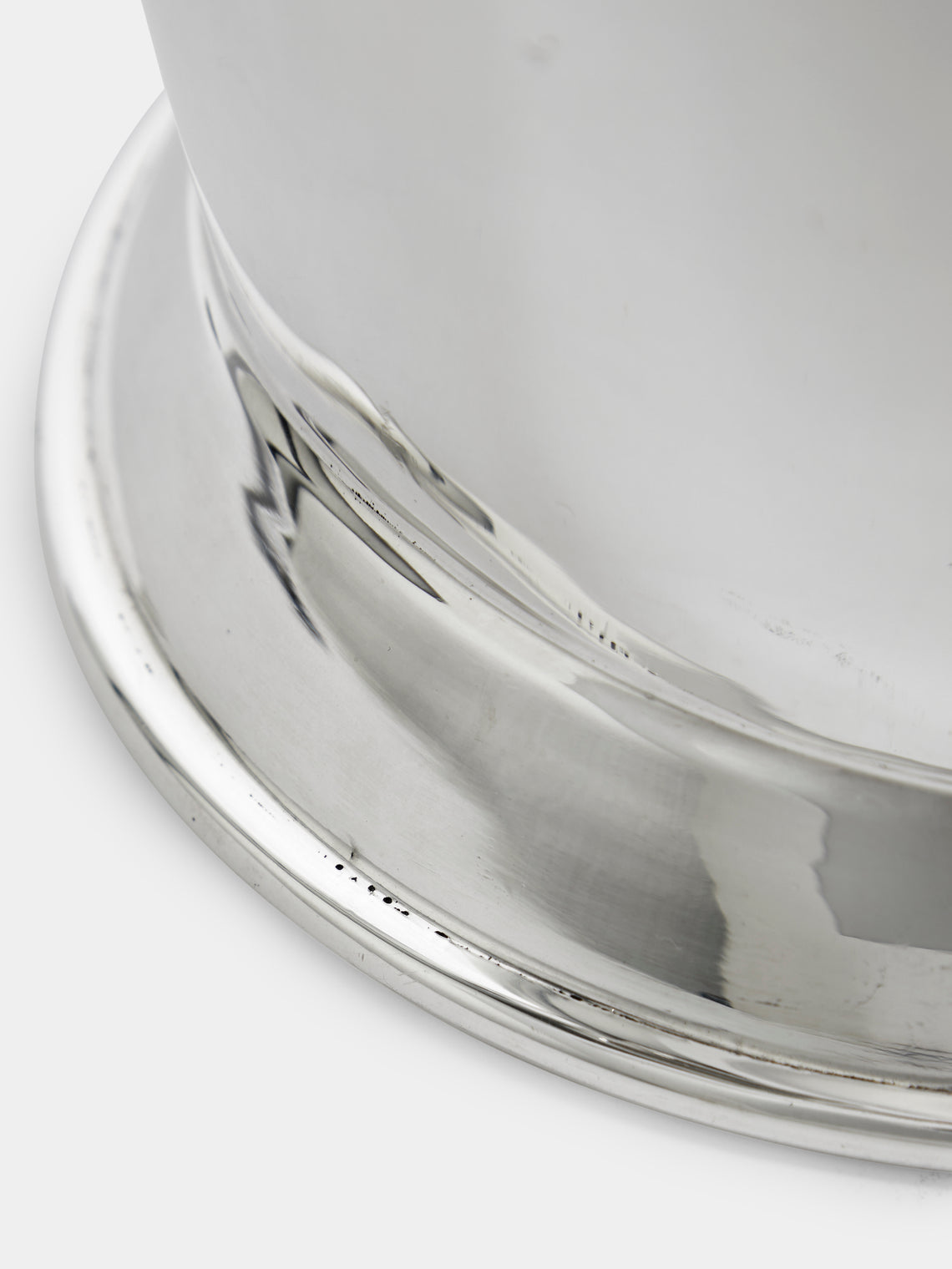 Antique and Vintage - Mid-Century Silver-Plated Cooler - Silver - ABASK