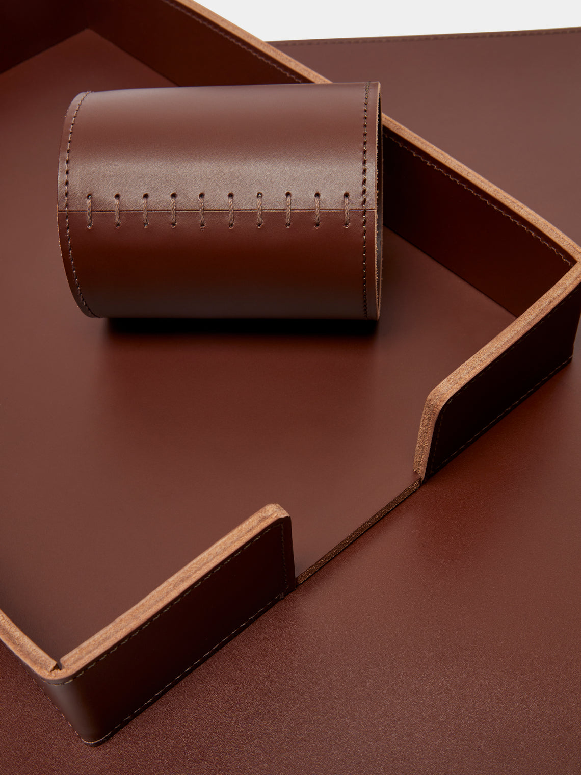 Rabitti 1969 - Todi Leather Desk Set -  - ABASK