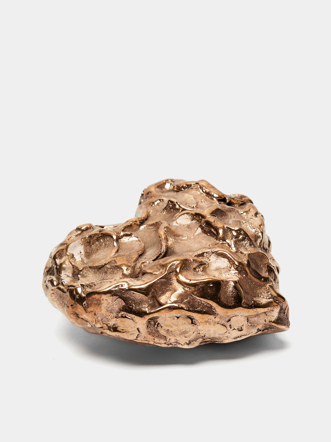 Osanna Visconti - Heart Hand-Cast Bronze Paperweight - Metallics - ABASK - 