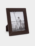 Riviere - Woven Leather Photo Frame -  - ABASK - 