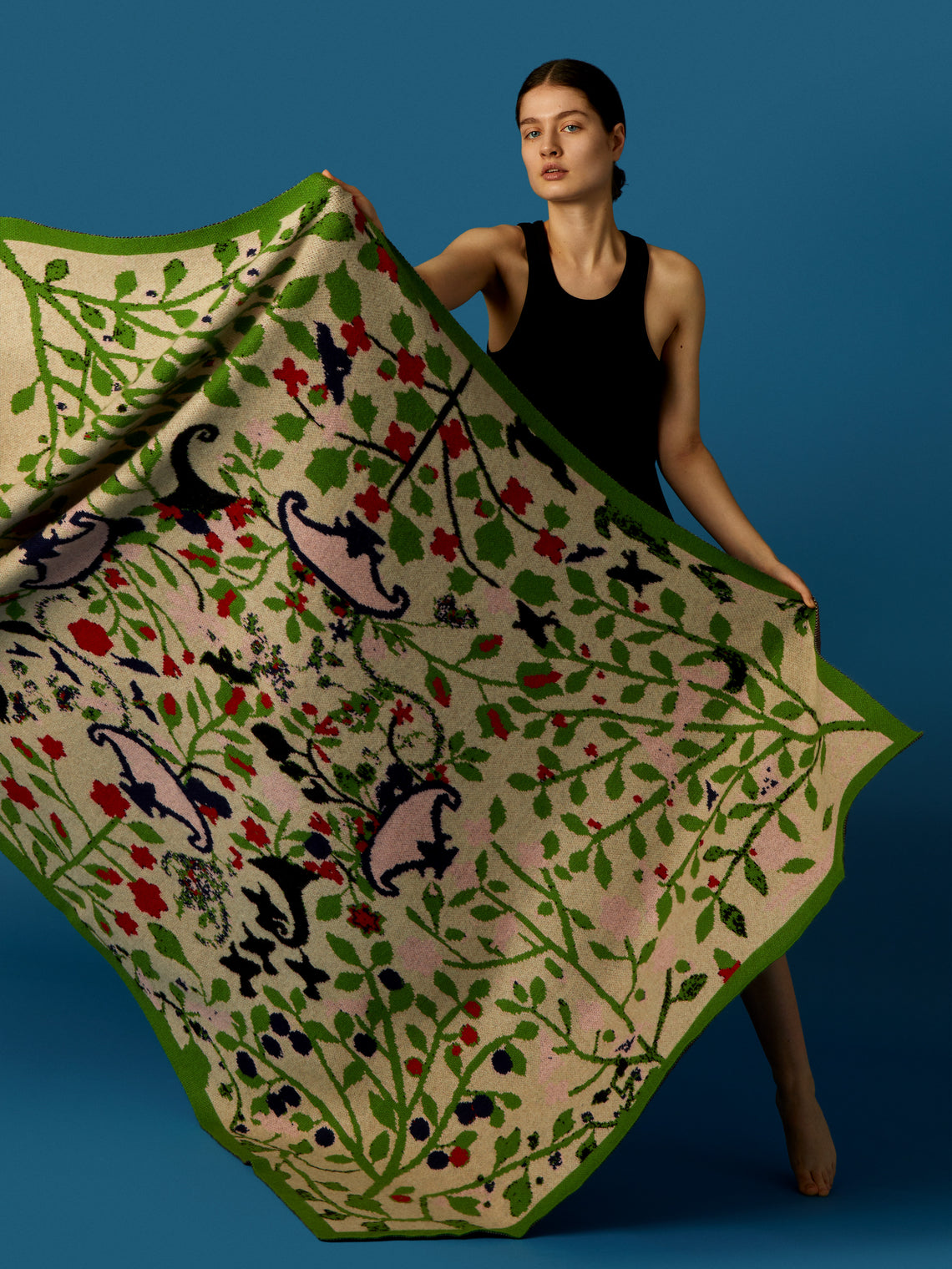 Saved NY - Eden's Garden Cashmere Blanket -  - ABASK
