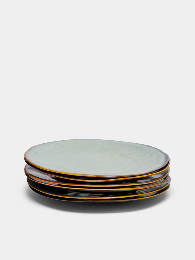 Mervyn Gers Ceramics - Hand-Glazed Ceramic Dinner Plates (Set of 6) -  - ABASK