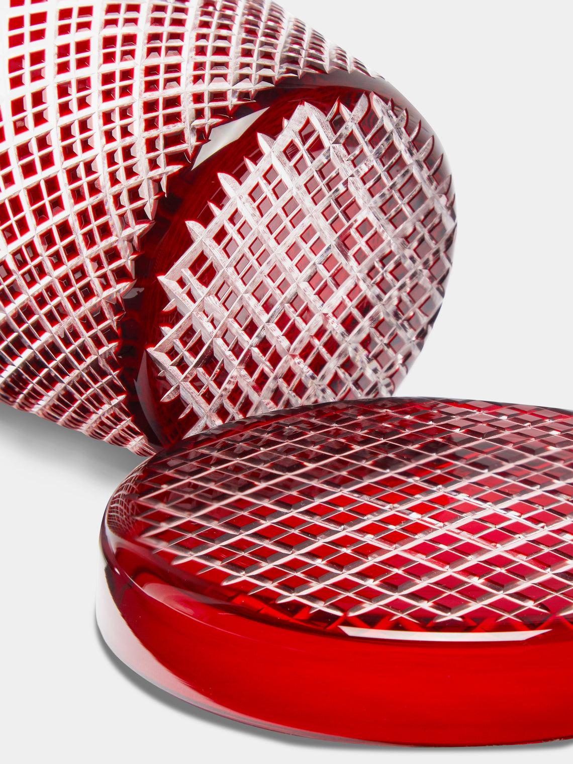 Hirota Glass - Edo Kiroko Hand-Cut Lidded Glass -  - ABASK