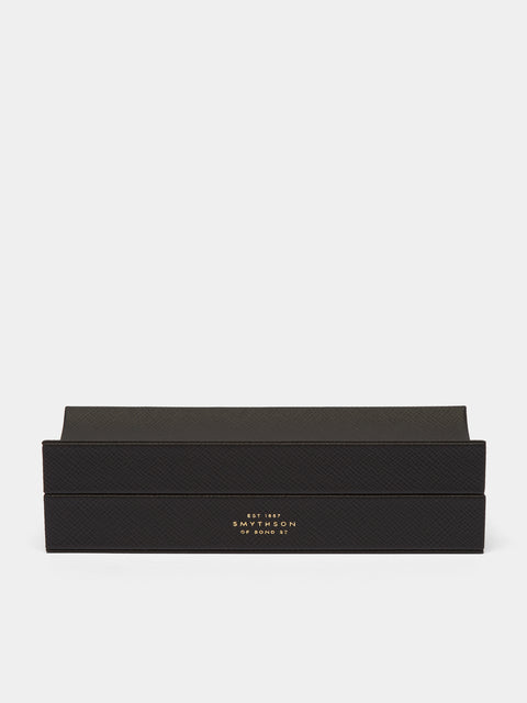 Smythson - Panama Leather Pen Organiser -  - ABASK