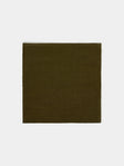 Madre Linen - Hand-Dyed Linen Contrast-Edge Napkins (Set of 4) -  - ABASK - 