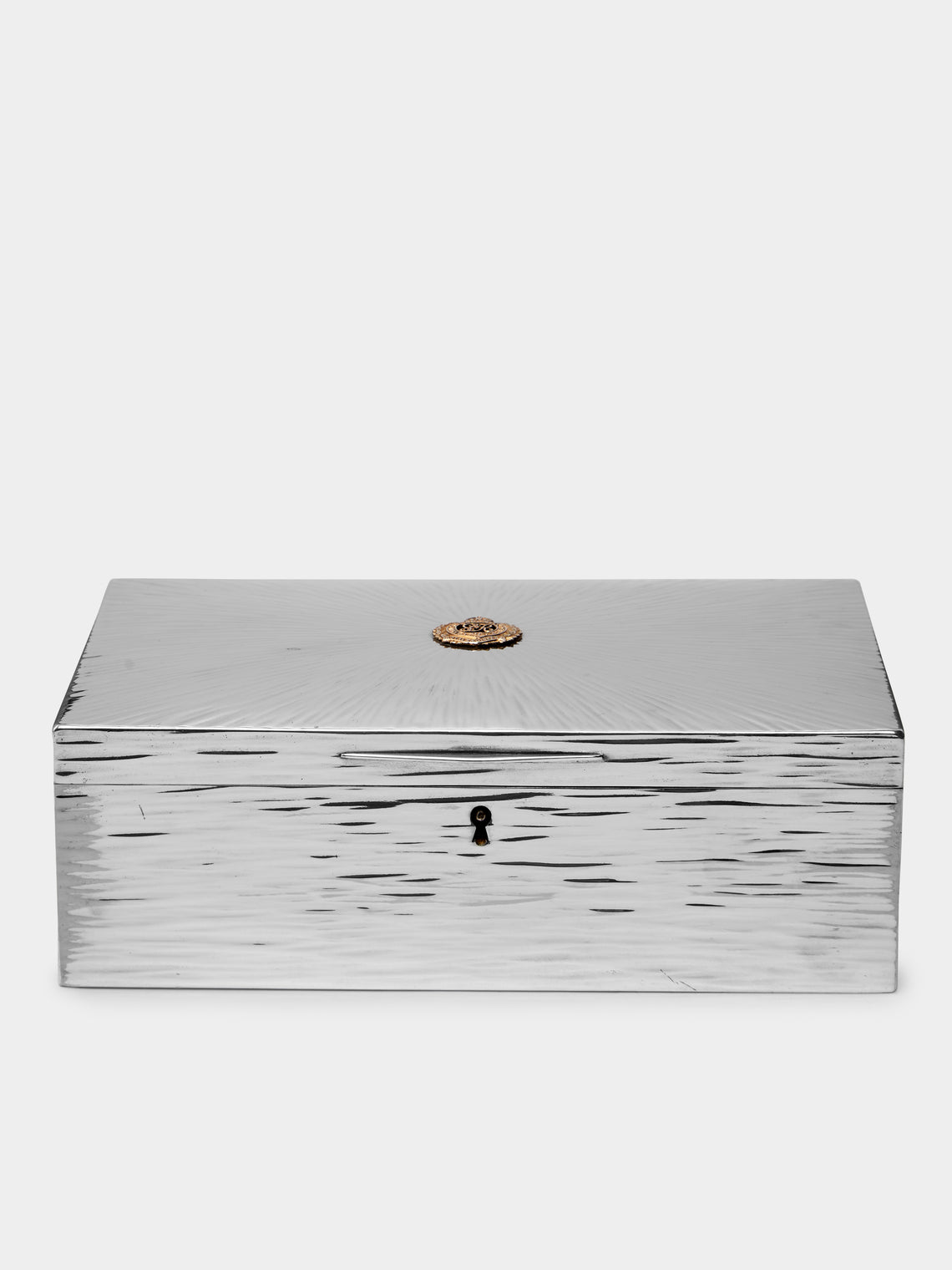 Antique and Vintage - 1920 Silver-Plated Cards Box -  - ABASK