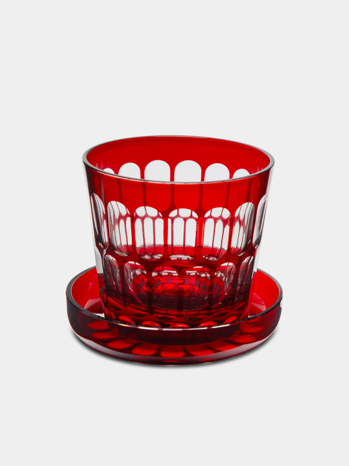 Hirota Glass - Edo Kiroko Hand-Cut Lidded Glass -  - ABASK
