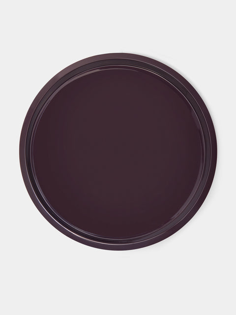 The Lacquer Company - Lacquered Large Circular Tray -  - ABASK - 