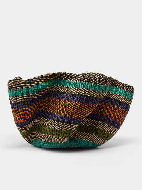 Baba Tree - Pakurigo Wave Handwoven Elephant Grass Basket -  - ABASK - 