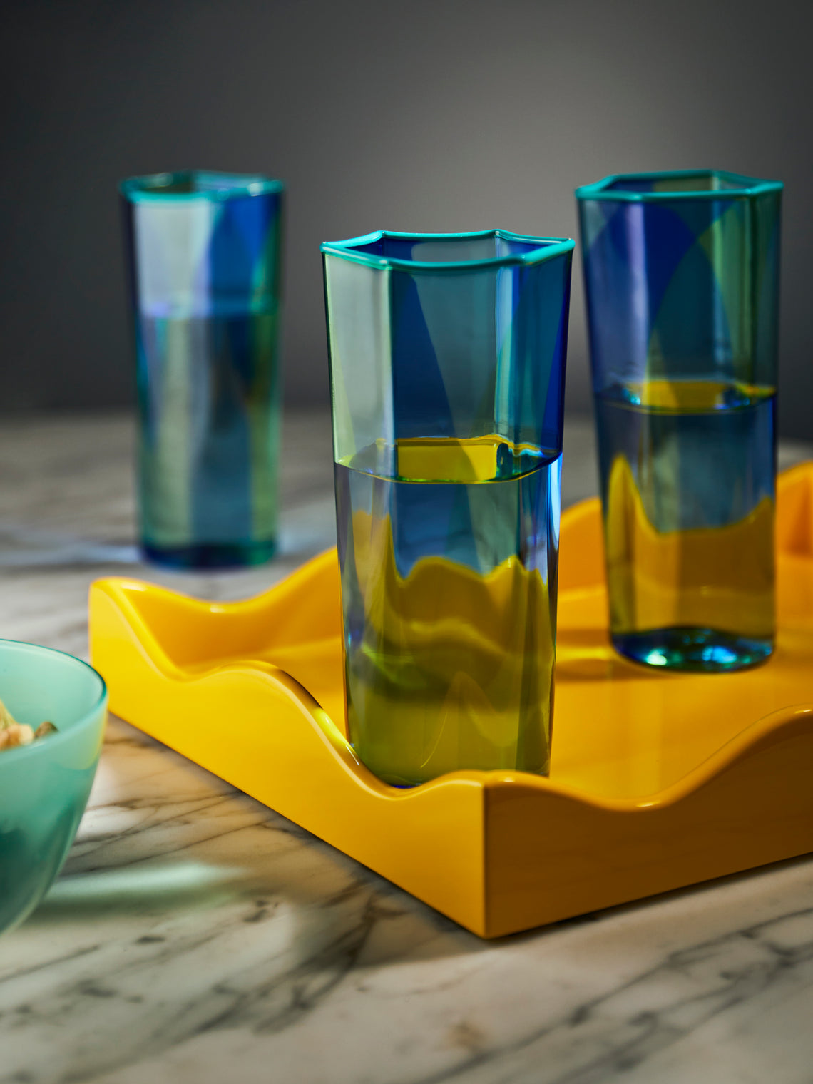 The Lacquer Company - Belles Rives Lacquered Small Tray -  - ABASK