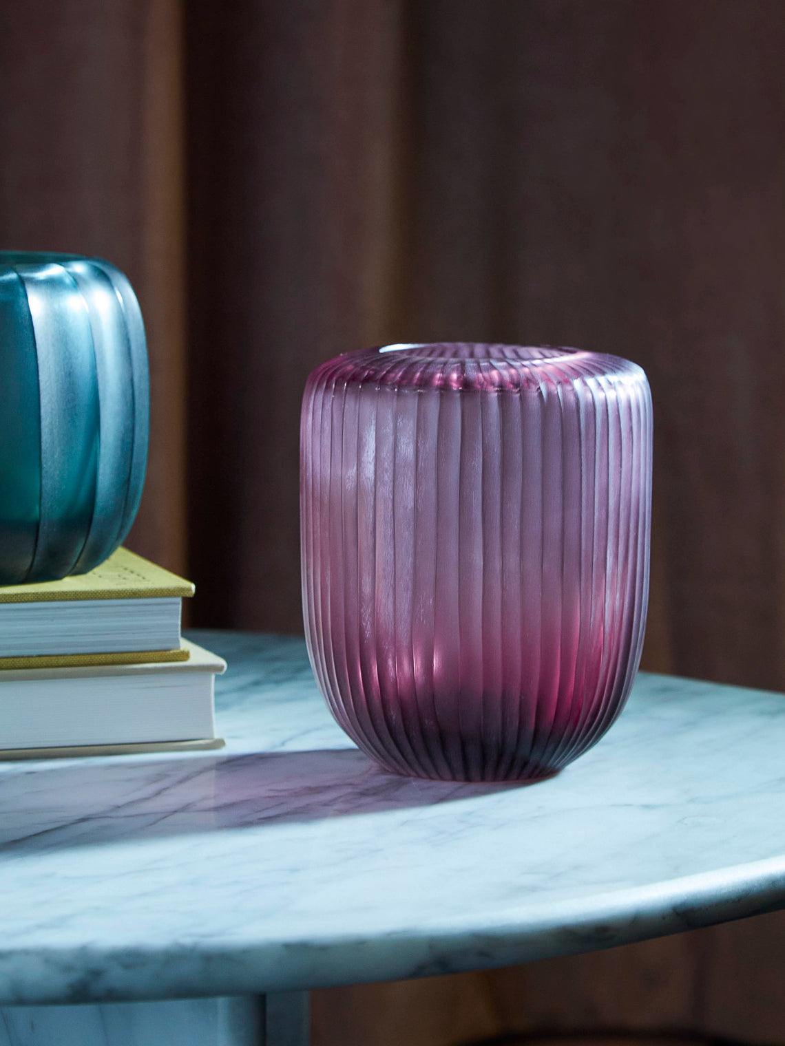 Micheluzzi Glass - Rullo Ametista Hand-Blown Murano Glass Vase -  - ABASK