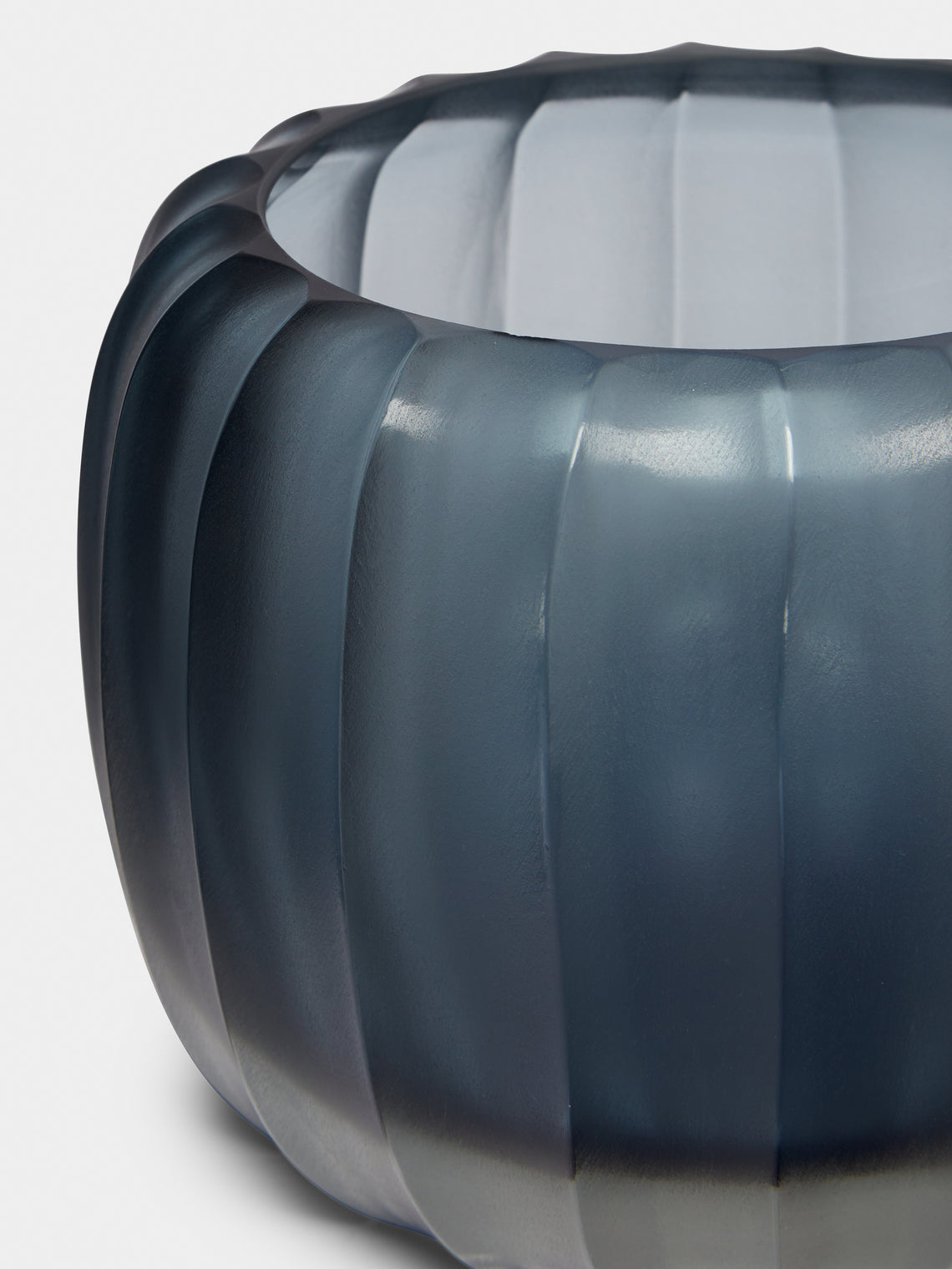 Micheluzzi Glass - Pozzo Oceano Hand-Blown Murano Glass Vase -  - ABASK