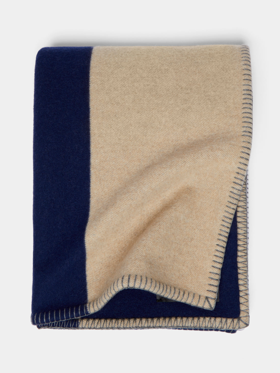 Begg x Co - Valatzu Anton Lambswool Cashmere Blanket -  - ABASK - 