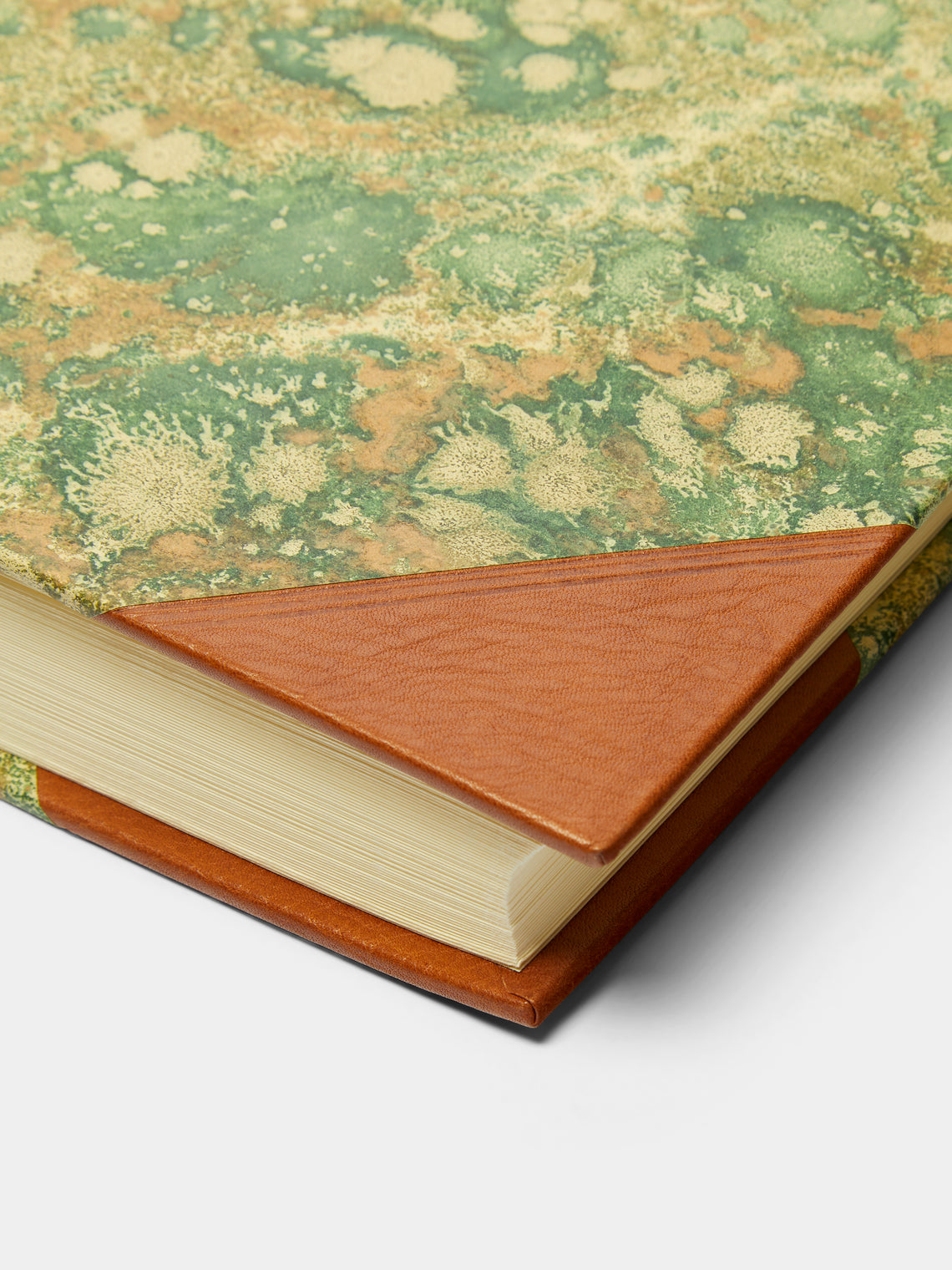 Giannini Firenze - Hand-Marbled Leather Bound Large Photo Album -  - ABASK