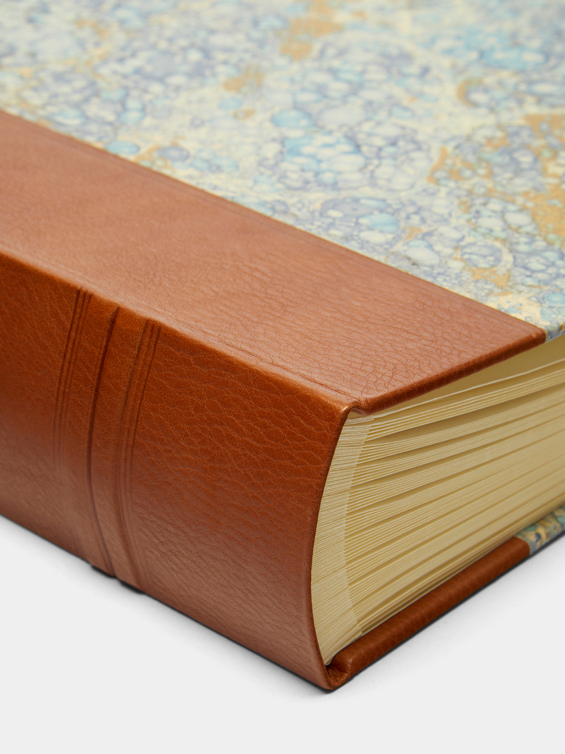 Giannini Firenze - Hand-Marbled Leather Bound Large Photo Album -  - ABASK