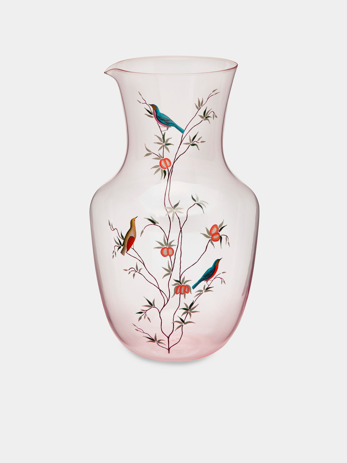 Lobmeyr - Garden of Paradise Hand-Painted Crystal Water Pitcher -  - ABASK - 