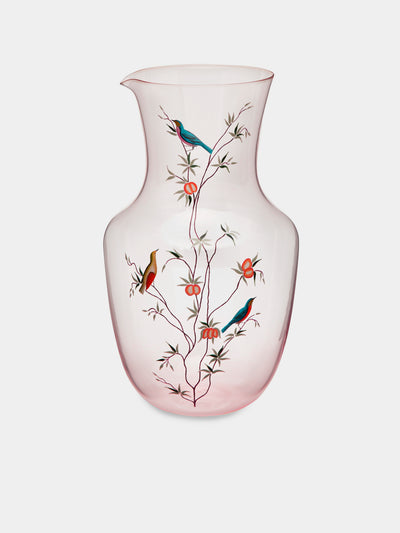 Lobmeyr - Garden of Paradise Hand-Painted Crystal Water Pitcher -  - ABASK - 