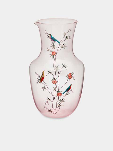 Lobmeyr - Garden of Paradise Hand-Painted Crystal Water Pitcher -  - ABASK - 