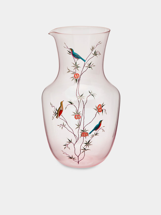 Lobmeyr - Garden of Paradise Hand-Painted Crystal Water Pitcher -  - ABASK - 