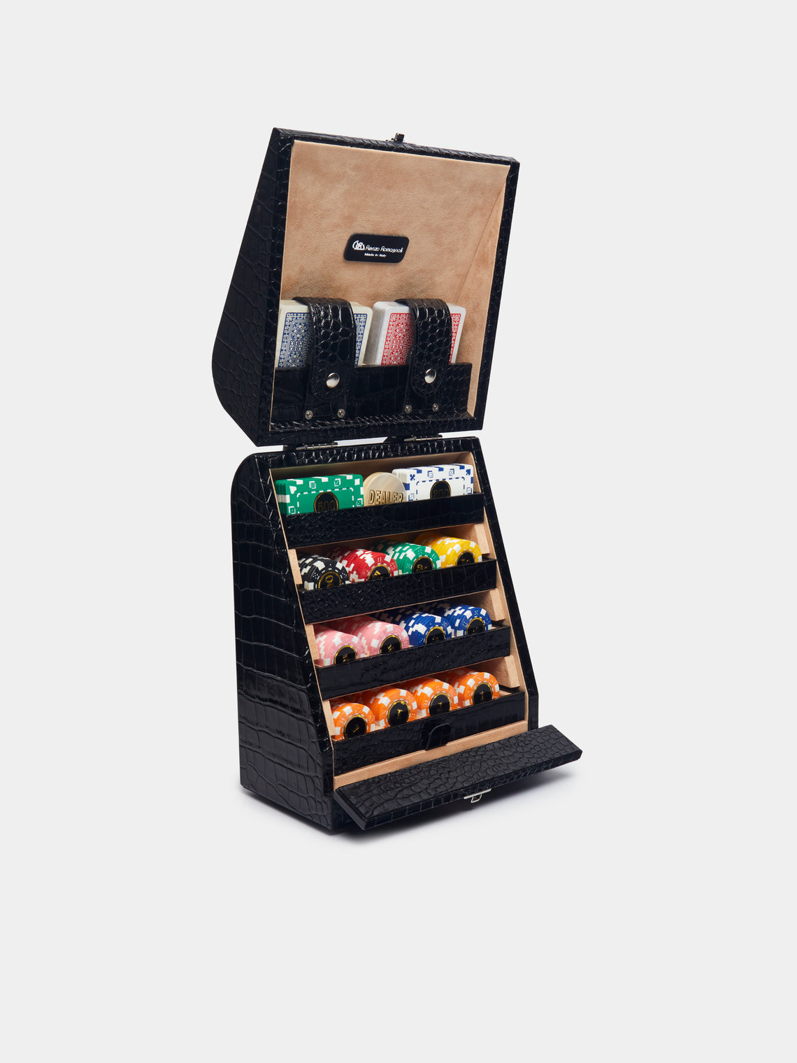Renzo Romagnoli - Leather Texas Poker Set -  - ABASK