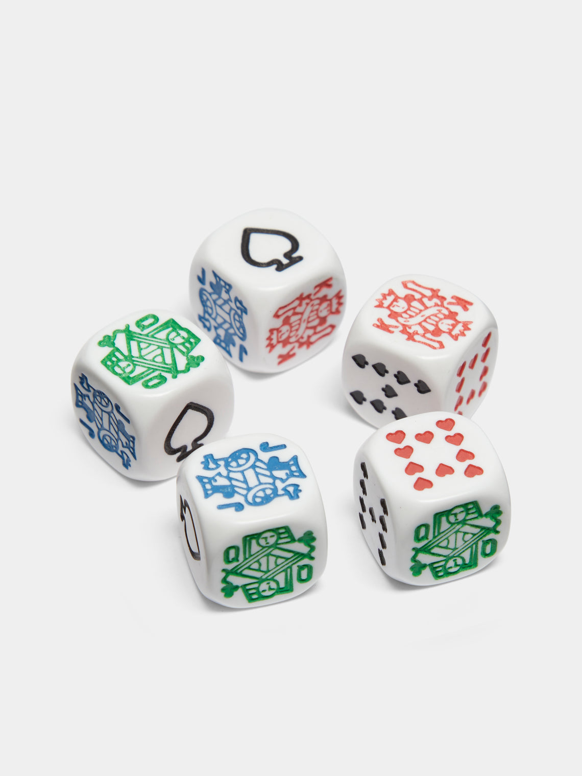 Geoffrey Parker - Leather Matchbox Twin Deck with Dice -  - ABASK
