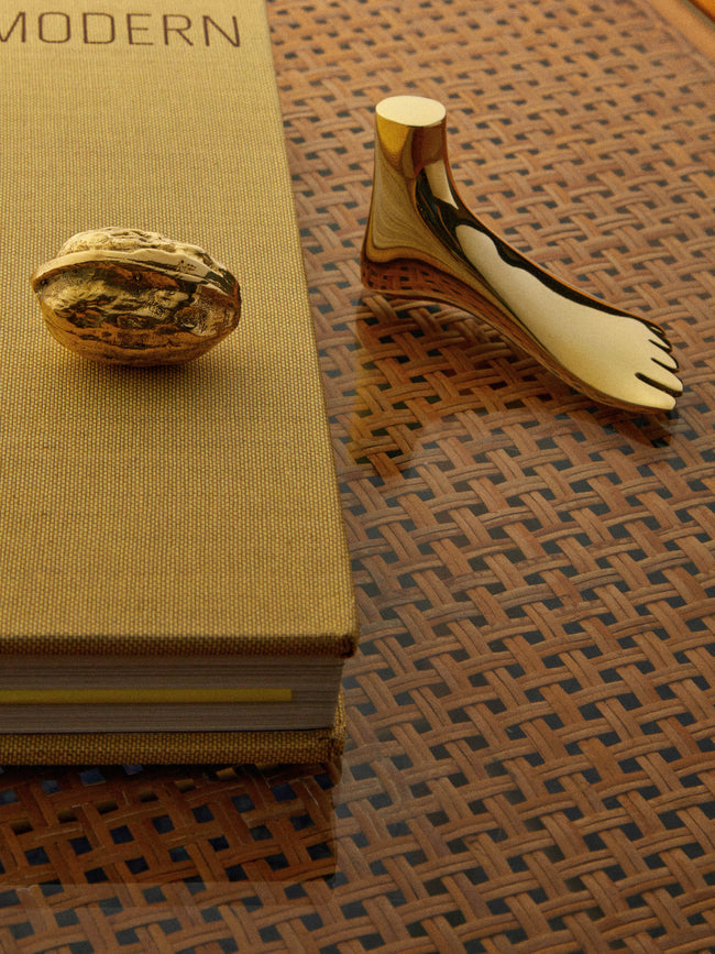 Carl Auböck - Walnut Brass Paperweight -  - ABASK