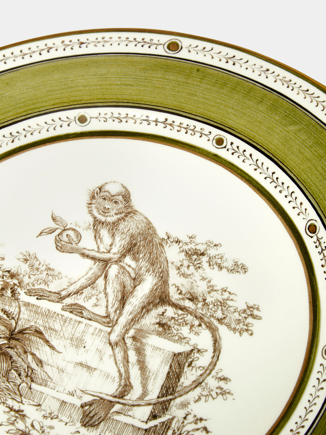 Laboratorio Paravicini - Monkeys Ceramic Dessert Plates (Set of 6) -  - ABASK